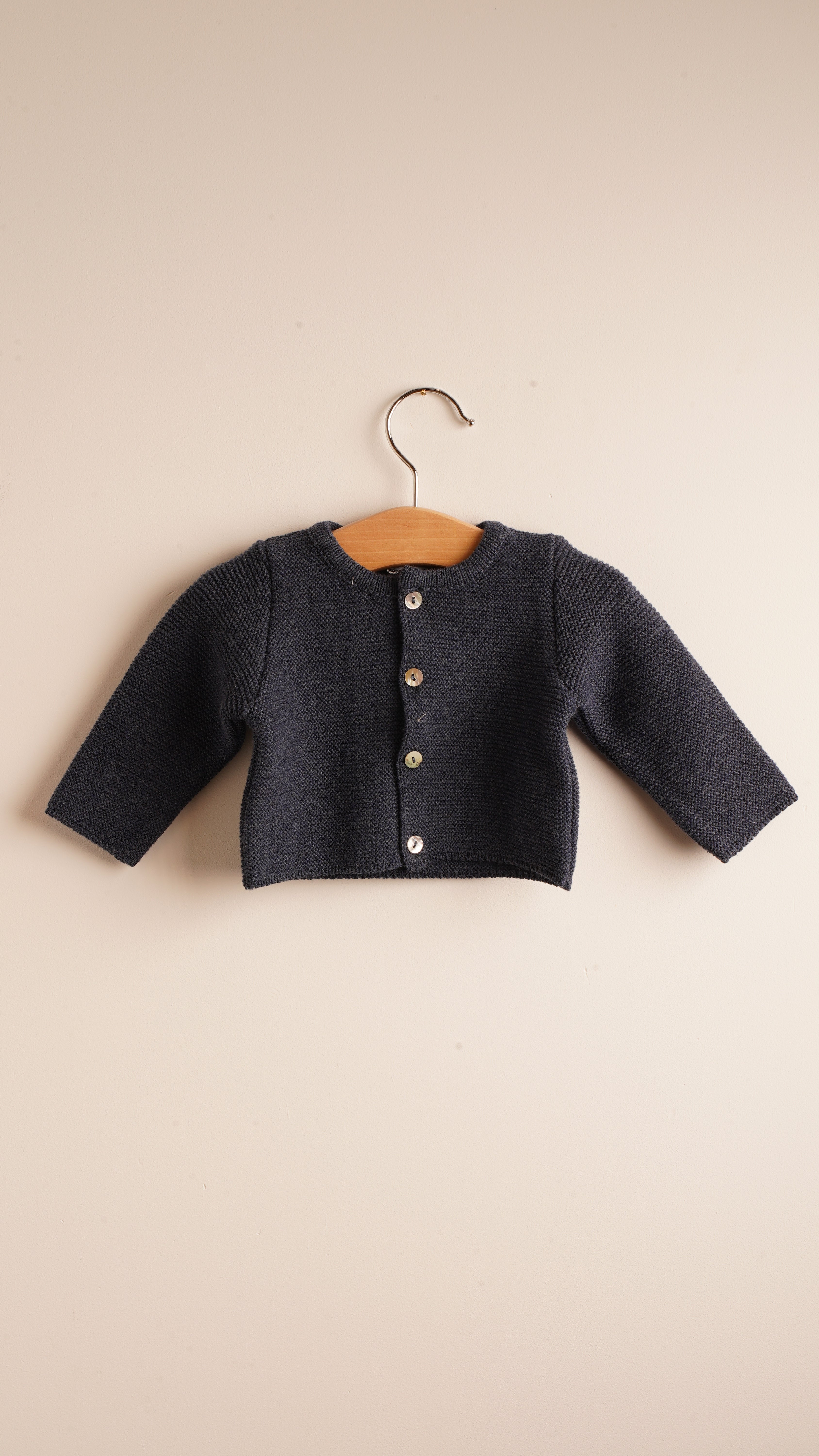 Mebi giacca cotone bambino blu scuro