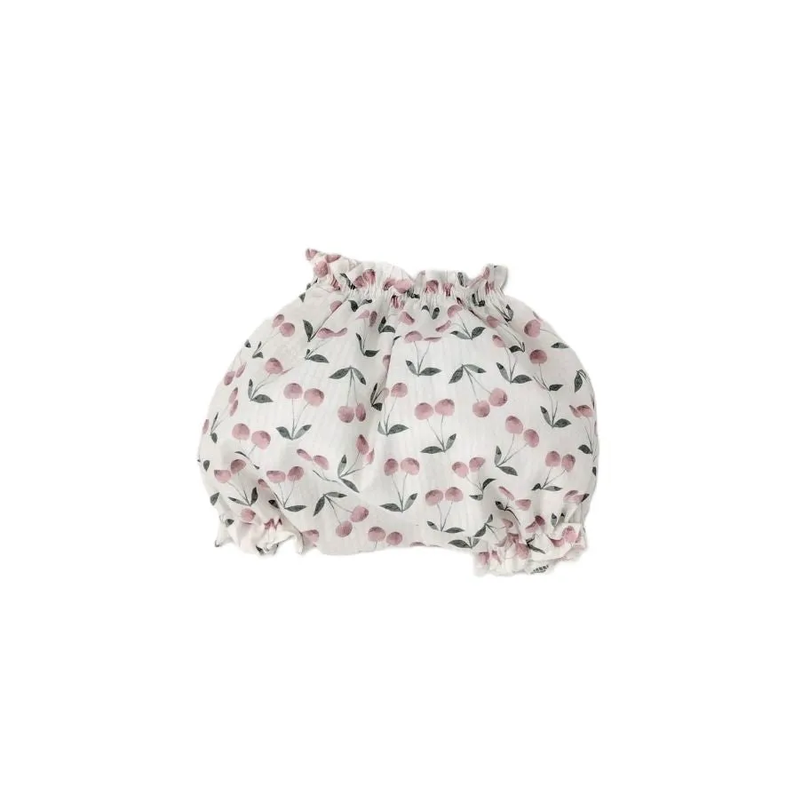 Mebi culotte neonata ciliegie nude cotone