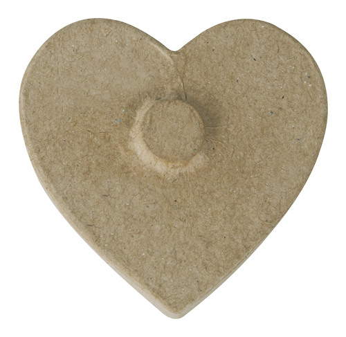 Décopatch Cuore mini magnete da decorare 7 cm cartapesta