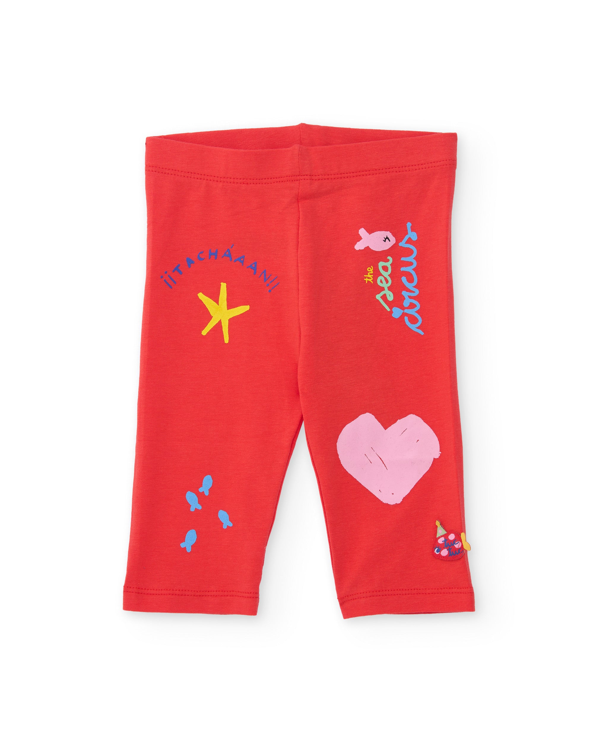 Tuc Tuc completo bambina bianco maglia delfino 2 pezzi