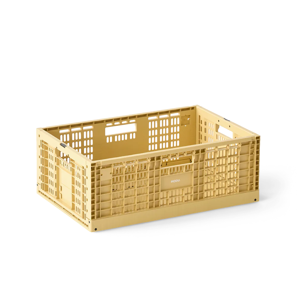 Modu Storage Crate scatola Honey Yellow 60x40 cm